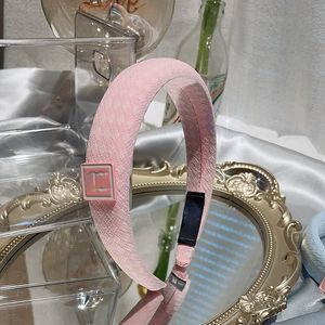 Luxury Temperament Pure Color Headband Girl Super Fairy Hair Band Simple All-Match Hair Accessories