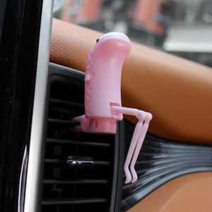 Decorações de interiores Refrescador de carro ABS SHAKING LEGS PERGAS EEL CLIP DE PERFUME ORNAMENTOS DE AUTOMOBILIÁRIOS AURMOBILES AR ARTENTS SOLID SOLID FRAGRANÇA Difusor Gifts 0209