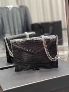 ショッピングバッグショルダーバッグメッセンジャーバッグ財布ワニの穀物革バッグ、ライトと汎用性の高いクラシック5A品質