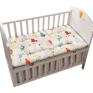 Bed Rails Crib Mattress Toddler Pad Double Sides Cotton Mesh Baby ding Set Boys Girls Infant 120x60cm 230209