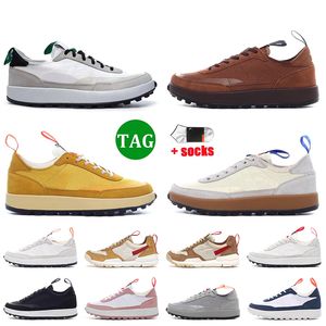 Tom Sachs x nike craft general purpose shoe File studio Verde Pino marrone scuro zolfo freddo, scarpe da uomo grigio San Valentino tom sachs mars yard 2.0 sneakers