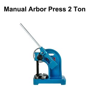 Manual Arbor Press 2ton Manual Desktop Hand Punch Press Machine Ratchet Leverage Arbor Metal Arbor Press Tools