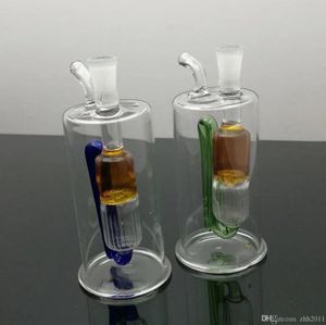 Pipe da fumo Bottiglia d'acqua in vetro a forma circolare Narghilè in vetro all'ingrosso, Raccordi per tubi dell'acqua in vetro,