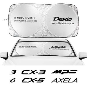 カーサンシェードサンバイザーフロントフロントガラスのマツダ3 6 2 CX5 CX9 CX3 CX30 MPS DEMIO AXELA ATENZA MX5 BT50 BIANTE MSアクセサリー