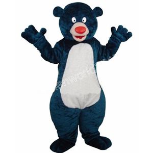 Halloween Big Bear Mascot Costume Simulation Tecknad karaktärutrustningar Dräkt Vuxna outfit jul karneval fancy klänning för män kvinnor