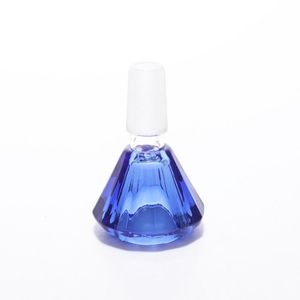 14mm Männliche Glasschale Für Shisha Rauchen Tabak Bunter Trichter Bernstein Blau Grün Klar Rosa Grau Kräuter Trockenölbrenner Wasser Dab Rig Bongs