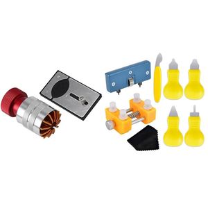 Uhren-Reparatur-Sets, Werkzeuge, 1 Set Batterie-Ersatz-Werkzeug-Set, Flaschenöffner, Wickler, Klebemaschine