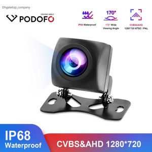 New Podofo AHD Car Rear View Camera HD Reverse Parking Video Monitor Waterproof Backup Night Vision Lens 6M Cable for Car Radio Mp5