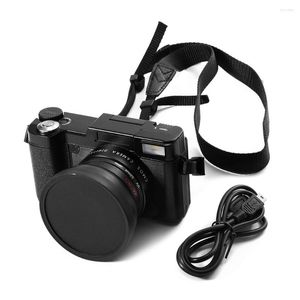 デジタルカメラプロフェッショナル24MP HD HALF-DSLRカメラ4XズームW/マクロ広角レンズ1080PビデオカムコーダーDVRレコーダー