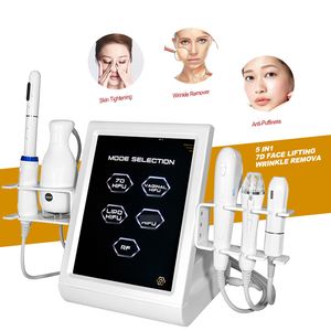 Beauty Items Professionelle 7D HIFU RF Mikronadel-Maschine Ultraschall-Körperschlankheits-Hautstraffung Facelift-Maschine mit 7 Kartuschen