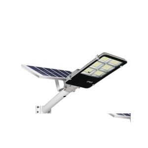 Gateljus Solar LED -vattent￤t utomhus 100W 200W 240W 300W 360W Flood Light Lamp f￶r Plaza Garden Parking Drop Delivery Lighting DHH0D