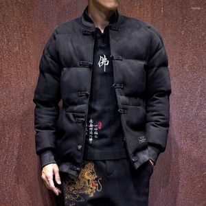 Tendência masculina de masculino MRGB 2023 Men Chinese Bubble Coat Solid Cors Limes Macho Macho Macho Parka Autumn Winter Gross Jacket 5xl