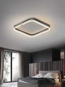 Luzes de teto Quarto Luz de luxo moderno Luz de luxo Criativo Lâmpada de teto minimalista nórdico s minimalista 0209