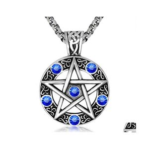 Kolye Kolye Supernatural Kolye Pentagram Pentacle Beş Noktalı Yıldız Wicca Pagan Dean Winchester Vintage Gotik Mücevher Bütün Dhiv8