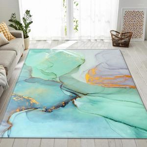 Carpets Modern Style Living Room Area Rug Marble Paint Parlor Carpet Home Decor Bedroom Kitchen Mat Door Memory Foam Kid Gift Play