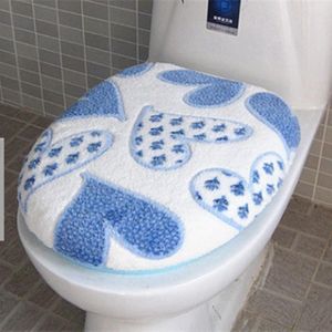 Крышка сиденья туалета толстые коралловые бархатные комодные сиденья набор мягкие теплые теплые шейки для ванной комнаты в ванной комнате