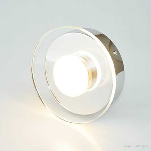 Lámpara de pasillo moderna Simple pasillo balcón escaleras montado en superficie LED impermeable niebla cocina luces de techo accesorio 0209