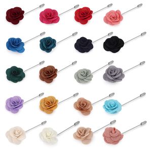 Pinos broches hanpabum mass lapela feita artesanal camellia flor boutonniere stick para ternos entrega de queda de casamento 2022 dhkm8