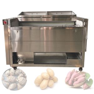 Cucina Cipolla Peeling Zucca Patate Zenzero Frutta Rullo Rondella Cleaner Spazzola per verdure Peeling Machine