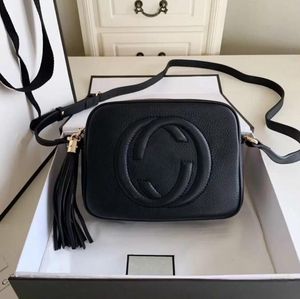 En Kaliteli Çanta Cüzdan Çanta Kadın Çanta Çanta Crossbody Soho Çanta Disko Omuz Çantası Saçaklı Messenger Çanta Çanta 22cm 668