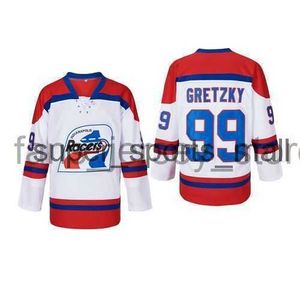 Film Versiyonu 99 Beyaz Buz Hokey Yarışçıları Gretzky Hokey Formaları Dikişli Jersey