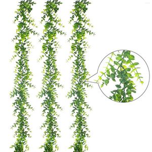 Decorative Flowers 1packs 5.91ft Artificial Garlands Greenery Bulk Fake Vines Faux Hanging Plants For Wedding Table Arch Wall Party