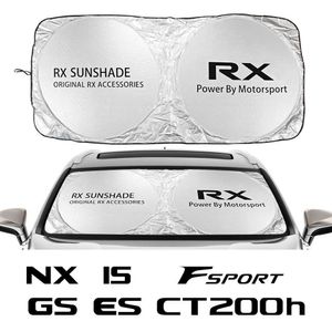 Bil Windshield Sun Shade Cover Automobiles Accessories Anti UV Sun Parasol för Lexus Rx NX F Sport CT200H LS är ES UX LX GS GX