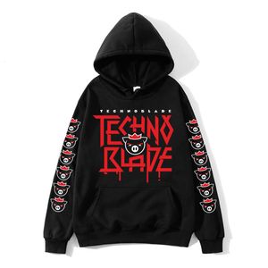 Mens Hoodies Sweatshirts Dream Game Crewneck Hoodie Menwomen Giyim Teknogoblade Merkez Komik Grafik Sweatshirt Unisex Kawaii Karikatür Tops 230208