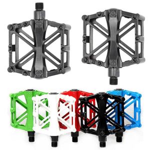 Bike Pedals 1 Pair MTB Mountain Bicycle Cycling Aluminum Alloy Ultra-light Anti-skid Pedals for Bicycle Accessories Replacement Parts 0208