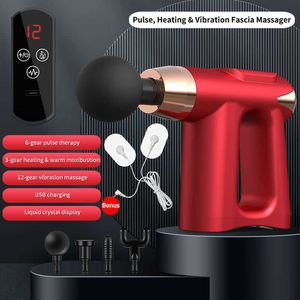 JXP Högfrekventa pistolmunstycken Deep Tissue R Portable Muscle Front Machine Sport Massager för Body Pistol Charger 0209