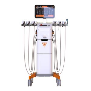 Vertikal bantningsutrustning 2 i 1 EMS muskeltr￤ning maskin kropp skulptering muskelstimulering fett borttagning kropp avslappnande massager