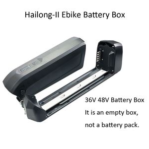 Hailong-IIダウンチューブバッテリーボックス36V 48V空のバッテリーケース40PCS 18650セルホルダー