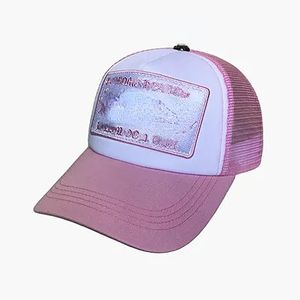 Оптовые мужские холст -шариковые шапки дизайнеры Cap Trucker State Letter