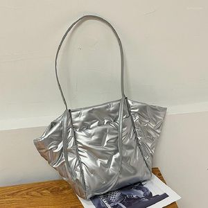 Evening Bags Fashion Space Cotton Shoulder For Women Large Capacity Travel Storage Handbag Female Luxury Designer Ladies Down Armpit Bag