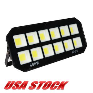 Luzes de inundação LED 600W de 600W LEDS 85V-265V LEDS Iluminação de barco 50W-600W 6500K Paisagem ao ar livre IP65 Crestech