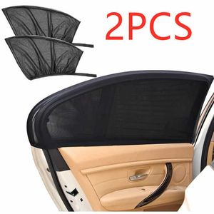 Capas de porta de tela da janela do carro Sun Universal Side Sun Window Shades para Baby Mesh Mesh Sleeve Car Rede de Mosquito para Campo