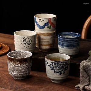 Cups Saucers Japanese Style Hefeng Hand-painted Ceramic Tea Cup Wine Small Size Drinking El Heat-resistant Thickened Home