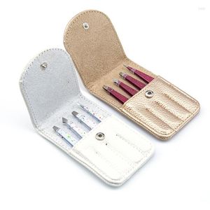 Косметические сумки 4pcs/Set Endbrow Peeezers Профессиональный снятие волос зажимные наборы наборов для ресниц Экспенсии Красота Сумка для инструментов красоты