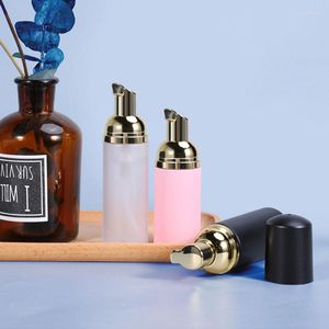 Bottiglie di stoccaggio 30 / 50ml Bottiglia portatile rosa riutilizzabile Design della pompa della schiuma Dispenser di gel doccia per shampoo per bagno Contenitore per trucco cosmetico