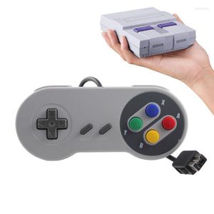 Игровые контроллеры 2pcs 6ft Gamepad Проводной контроллер для SNES Mini Classic Edition System Console