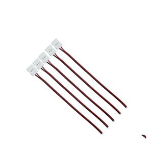 Inne akcesoria oświetleniowe 1000pcs/partia 8 mm 10 mm 2pin 2pin Złącze LED Adapter Brak potrzeby spawania dla 3528 5630 Pojedynczy kolor Stripd S DHK35