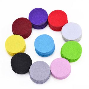 Medaillons Schmuck 100 Teile/Beutel Erweiterte Aromatherapie Ätherisches Öl Diffusor Anhänger Halskette/Ersatz Pad Farbe Mix Und Match Drop Dhjtg