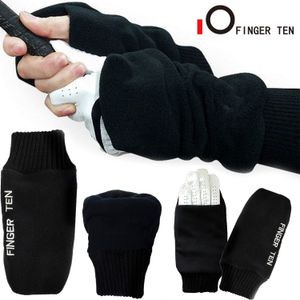 Sports Gloves Winter 1Pair Golf Gloves Men Women Leather Glove Wear for Ladies Mens Full Finger Hand Mitten Black Outdoor Sports Drop 230209