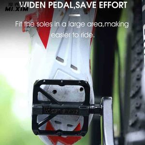 Pedais de bicicleta Ultralight Plataforma plana de alumínio Alumínio Anti -Slip Bike Pedal Rolamentos rápidos de liberação Pedals Mountain Road Bike Acessórios 0208