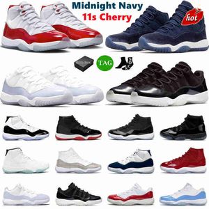 Sports OG OG 11 11s Buty koszykówki Mężczyźni Kobiety Cherry Midnight granatowa chłodna szara 25. rocznica 72-10 Niski hodowli czyste fioletowe trenerzy sportowe trampki sportowe