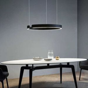 Lights Ceiling chandelier Pendant light Chandeliers for dining LED Bed living room nordic home decor Modern Round ring lamp 0209