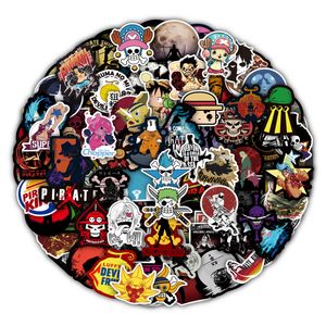 50pcs One Piece Stickers Monkey D. Luffy Animation Graffiti Kids Zabawna deskorolka samochodowa motocykl rowerowe naklejki naklejki hurtowe