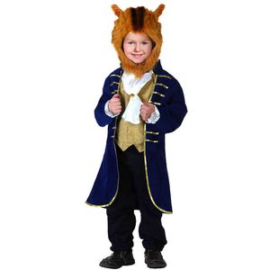 Kids Beast Costume Halloween Cosplay Party Prince Dress Up Q0910305a