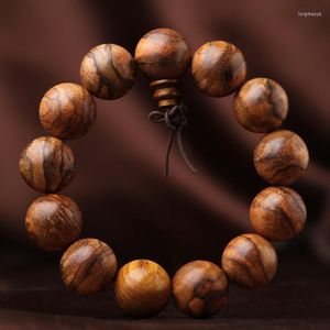 Interior Decorations HUAQI NAN Factory Direct Sales Agarwoo Grade Gary Man Denver Beads Bracelet Men And Women's