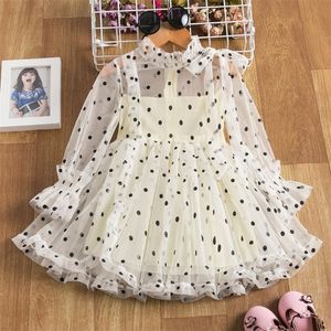 Girl's Dresses Cute Girls Dress Autumn Girl Dresses Fancy Flower Princess Dress Toddler Tutu Baby Kid Birthday Tulle Cloth Casual Wear 3 8Y